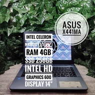 Laptop Asus X441MA Ram 4GB Ssd 256GB Second