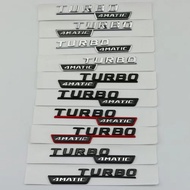 4Matic 14CM Turbo Logo Car Sticker Emblem