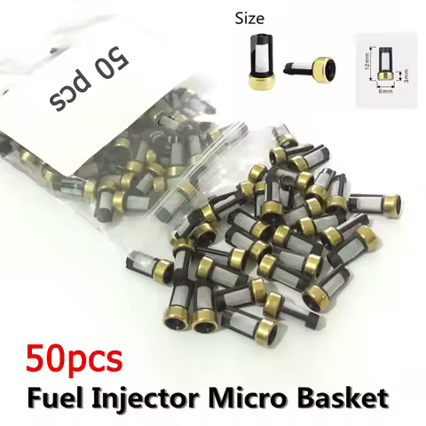 50pcs 6*3*12mm Fuel Injector Micro Basket Filter Fuel Injector Micro Basket Filter For ASNU03C Injec