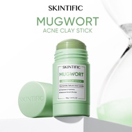 [Activity]SKINTIFIC Mugwort Acne Clay Mask Stick Mud Clay Mask Cleanses Pores Blackheads Relieves Re