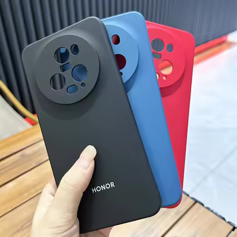 For Honor Magic 5 5Pro Case Liquid Silicone Soft TPU Back Cover For Magic 5 Pro Shockproof Phone Pro