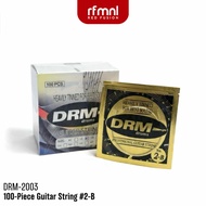 DRM 100-Piece Guitar String 2-B DRM-2003