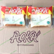 terbaru !!! roti panggang aoka 1 dus isi 60 pcs ready