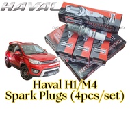 (PREMIUM) HAVAL H1 Spark Plug Set Ignition Palam Pencucuh Busi Champion Iradium (4pcs/Set)