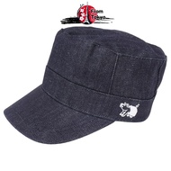 [Studio D'Artisan] Denim Work Cap D7222 Unisex One-Point Embroidery F DENIM