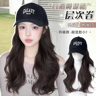 Fake Hair Hat Integrated Cap Big Wave Curly Hair Natural Simulation Hair Fake Hair