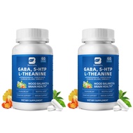 BEWORTHS 10 ใน 1 แคปซูลสงบ GABA กับ L Theanine 5HTP Ashwagandha สำหรับการนอนหลับ การผ่อนคลาย มุ่งเน้