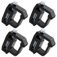 (SDRB) 4PCS Mounting Clamps Ladder Rack Clamps Truck Cap Topper Shell Heavy Duty for 1500/2500