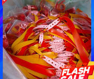 ชุด50 เส้น ยางแบนสติ๊ก อุปกรณ์เดินป่า ยางสลิงสติ๊ก ยางแบนขนาด 0.70.81.01.21.52.0