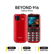 Beyond 916 3G/4G มือถือปุ่มกด แบต 1800 mAh ปุ่มตัวเลขใหญ่ เหมาะกับผู้สูงวัย ประกันศูนย์ไทย 1 ปี