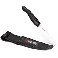 Kyocera Fine Ceramic Kitchen Knife 10.5cm Free resharpening coupon included Kyocera CKT-105 WH-BK 【Direct from Japan】