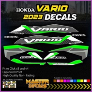 ▩ ☾ ﹊ HONDA CLICK VARIO STOCK DECALS