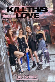 โปสเตอร์ Blackpink ฆ่าความรักนี้ Black Pink Mercise Rose Lisa Jisoo Jennie Kpop Merch อัลบั้ม Kpop 2
