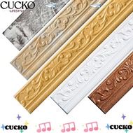 CUCKO Wall Skirting Border, Self Adhesive Door Frame Decoration Wall Stickers, Waterproof  Line Skir