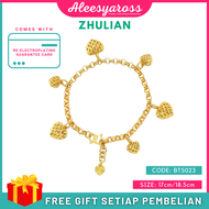 [BT5023] Rantai Tangan SAUH ZHULIAN Gold Plated Bracelet Jewellery Emas Saduran Barang Kemas
