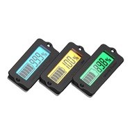 12-48V Adjustable Battery Capacity Indicator LCD Voltage Ammeter 3-15S Lithium Lead-Acid LiFePO4 Tes