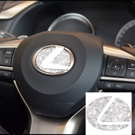 Car Steering Wheel Diamond Emblem for Lexus ES NX RX IS CT LX GS LC RC IS250 IS300H ES350 RX300 RX35