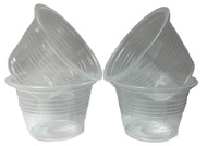 Plastic Power Bomber Shot Cups or Jager Blaster Bomb Glasses (Package of 200, Clear - Soft Plastic)