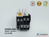 FUJI โอเวอร์โหลด Overload รุ่น TR-0N/3 2.2-3.4A (ออกใบกำกับภาษีได้)