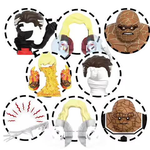 G0158 Movie Hot Toys Characters Mini Assembled Building Block Action Figures Plastic Collect Toys