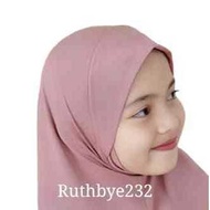 Malay Chin Hijab for Children 0-4 Years Premium Jersey Malaysian Chin Hijab for Children Malay Chin 