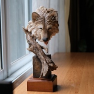 "Survivor"-Elegant Wolf Sculpture Masterwork From Mill Creek Studios By Famous Artist Stephen Herrer