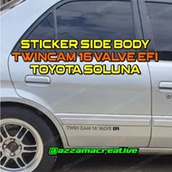 TWINCAM 16 VALVE EFI side body Sticker Toyota Soluna Sticker