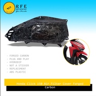 Honda Click 150 Air Box Cover Air Filter Cover Forged Carbon | Honda Click 150 Air Filter Cover Forg