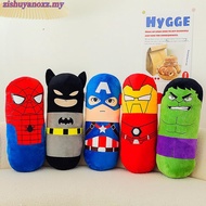 Avengers Plush Toy Doll Pillow Iron Man Hulk Batman Spiderman Long Pillow Captain America Doll Child