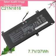 Asal Bateri C21N1818 7.7V/37Wh For VivoBook 14 X412 X412DA X412F X412FA X412FJ V4000 V4000F V4000D C