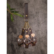 Medieval Cork Potion Bottle Storage Bag Simple Steam Bottle Protective Case Waist-Hanging Potion Bot