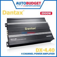 4 Channel Power Amplifier 2000W DANTAX DX-4.40 Universal Car Power Amp 4CH Amplifier Audio Kereta
