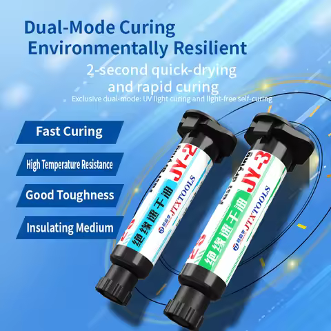 JTX 2S Insulating Quick-Dry Oil UV Curing Solder Mask Ink for PCB BGA Circuit Board Insulating Prote