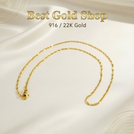 22k / 916 Gold Disco Necklace / Chain by Best Gold Shop