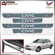 [BESI] Honda Civic SO4 EK Stainless Steel Chrome Side Sill Kicking Plate Garnish Moulding Cover Trim Car Accessories