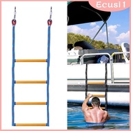 [Ecusi] Boat Rope Ladder Fishing Rope Ladder Assist Boat Ladder Boarding Ladder