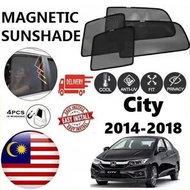 Honda City 2014-2018 Epic Magnetic Sunshade  (4pcs) Accessories Automotive Accessories Automotive Ca