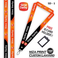 [Ready Stock] 2 DESIGN SIME DARBY LANYARD + FREE ID Card Holder| PREMIUM QUALITY SIME DARBY LANYARD