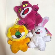 愉快動物餅掛飾公仔