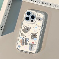 Koala Candy Flower Casing hp Samsung A55 5G A36 5G A56 A16 5G A06 S24 Fe A13 4G S24 Ultra A54 5G S25