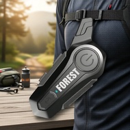 E1 Helmet Intercom 2 Riders Bluetooth 5.0 1000m IP69 Waterproof  E1 Helmet Intercom 2 Penunggang Blu