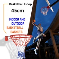 Basketball Hoop ห่วงบาสเกตบอล แขวนติดผนังขอบโลหะ ขนาด 45 Cm รุ่น ห่วงบาสเกตบอลแขวนติดผนังขอบโลหะเป้า