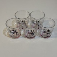 真露 Jinro 燒酒杯 一套5個 Soju Glasses x5