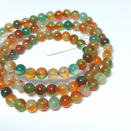 HM Vòng tay Mã Não tứ quý 6 li quấn 3 mix charm heo vàng sung túc | Hoa Minh Gem