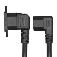 amore 90 Degree C13 Female to C14 Male Power Supply Extension Cord C14 to C13 Power