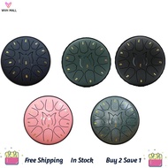 【WVH】-6-Inch 11-Tone Rain Drum Outdoor Garden Rain Drum Waterproof Music Rain Drum Forget Friends Dr