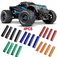4PC RC Car Shock Absorber Damper Cover for 1/10 Traxxas 89076-4 X-Maxx 4WD Truck