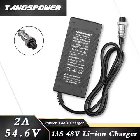 54.6V 2A Lithium Battery Charger For 13Series 48V 2A Charger Kugoo m4 pro Charger Lithium Battery pa