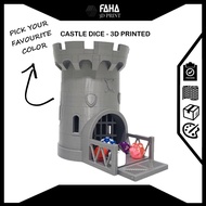 Tower Dice / Dice Tower / Castle Dice- 3D Printed