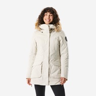 QUECHUA Women's Waterproof Hiking Parka -20°C NH900 - Beige